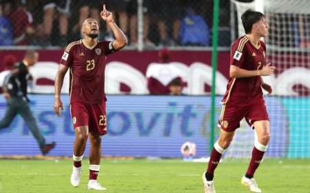 Eliminatorias: Venezuela, próximo rival de Uruguay, derrotó 2-0 a Bolivia en Maturín