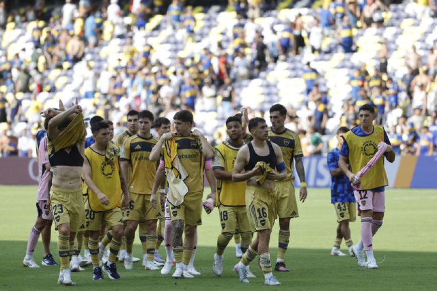 Mundial de Clubes: Boca, con Cavani y Merentiel, empató con Auckland y fue eliminado