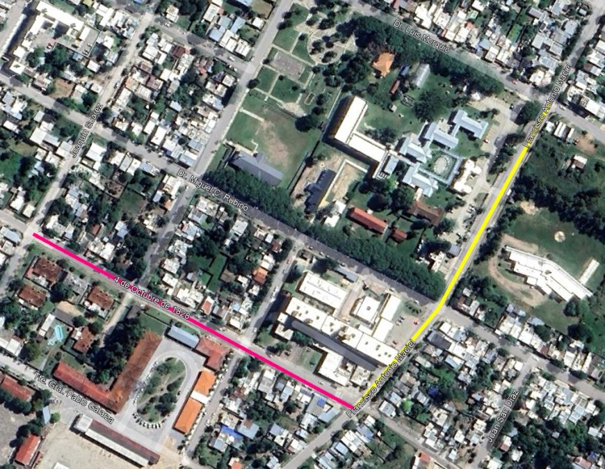 Comenzaron trabajos de mejora vial en calle 4 de Octubre en Durazno