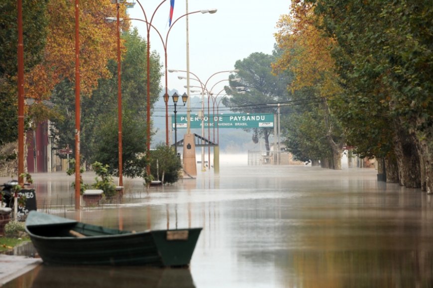 Se incrementa el número de evacuados en Paysandú ante la crecida del Río Uruguay