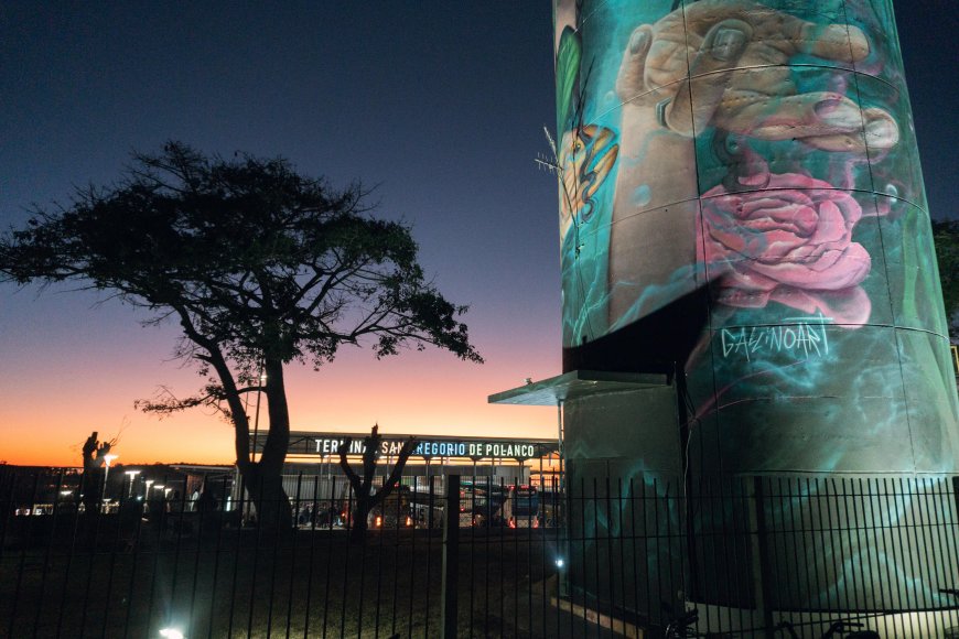 San Gregorio de Polanco celebró la inauguración de su terminal de ómnibus