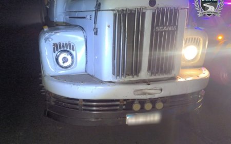 Una persona murió al ser embestido por un camión en el departamento de Florida