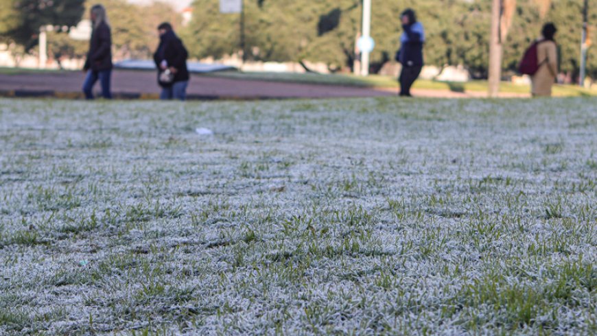 Mucho frío: jueves húmedo con temperaturas mínimas de hasta -4°C en varios puntos del país