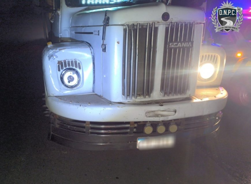 Una persona murió al ser embestido por un camión en el departamento de Florida