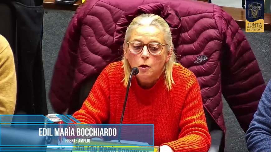 Edil María Bocchiardo llamó a profundizar la prevención del suicidio juvenil en el departamento