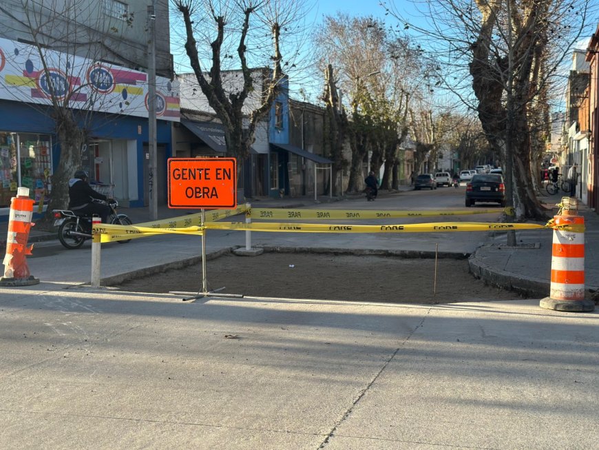 Obras viales en Durazno: piden circular con precaución en dos puntos clave