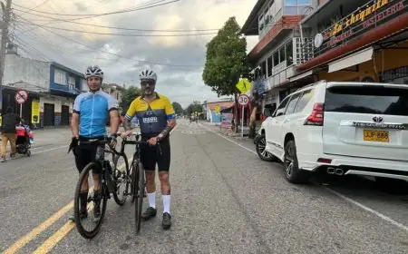 El duraznense Fernando Pecoits desafió las alturas de Colombia en el Alto de Letras