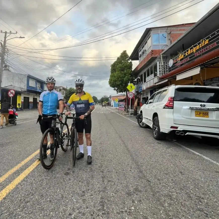 El duraznense Fernando Pecoits desafió las alturas de Colombia en el Alto de Letras