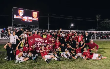 La Roja del Yí recibirá a Colonia en la Final de Ida de la Confederación del Sur