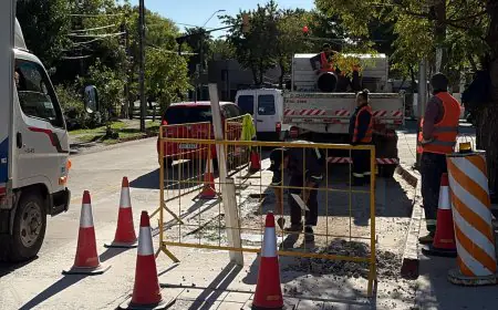 Gobierno de Durazno realiza arreglos por bache en el acceso al túnel de continuación Zorrilla