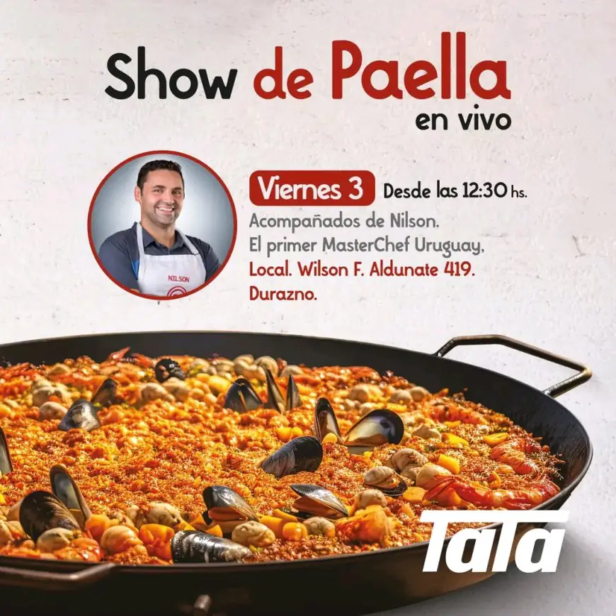 Show de Paella este viernes en Supermercado TaTa de Galarza