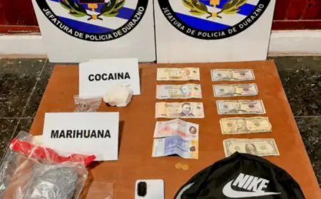 Lo esperaban en la terminal: cayó con cocaína, marihuana y casi dos mil dólares escondidos en una mochila