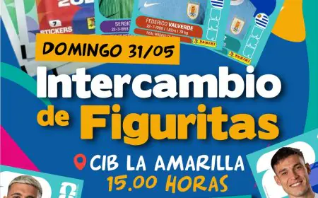 Durazno tendrá una jornada de intercambio de figuritas del álbum FIFA en CIB La Amarilla