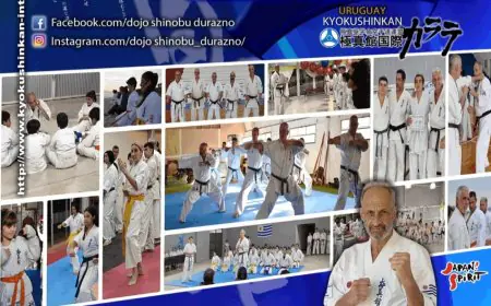 Durazno recibe al campamento nacional de Karate Kyokushinkan 2026