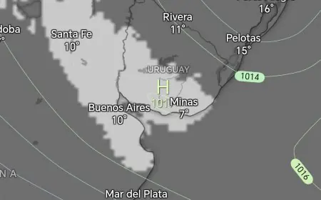 Nieblas, madrugadas frías y posibles heladas leves en el centro del país