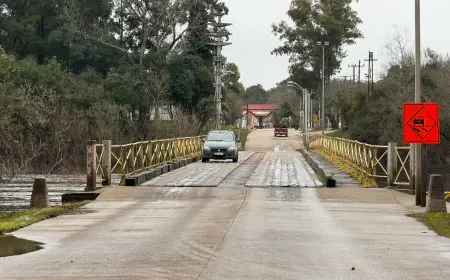 El puente Ing. Federico Capurro quedó habilitado tras tareas de limpieza y reparación