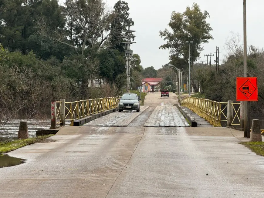 El puente Ing. Federico Capurro quedó habilitado tras tareas de limpieza y reparación