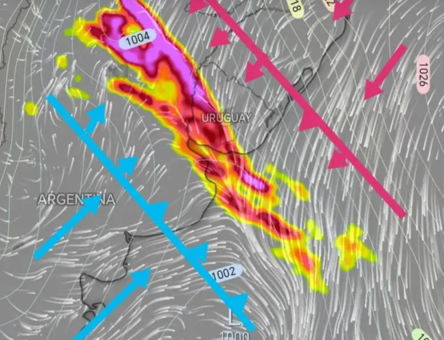 Tormentas fuertes y severas afectarán al país entre mañana viernes y el sábado