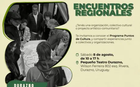 Durazno será sede del Encuentro Regional Centro Sur de Puntos de Cultura