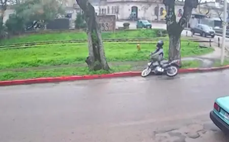 Trágico siniestro en Sarandí Grande: joven de 23 años murió tras chocar su moto contra un árbol