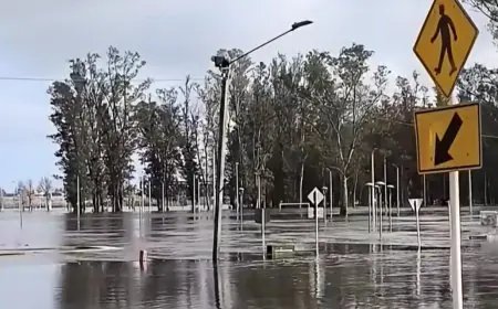 El río Yí llegó a 9,24 metros y ya son 115 las personas desplazadas por la creciente