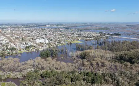 El río Yí comenzó a bajar y permanece en 9,74 metros: varios caminos y pasos continúan afectados