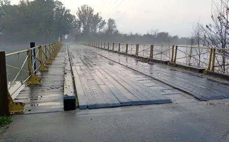 El río Yí bajó a 5,40 metros, reabrió el Puente Viejo y persisten caminos anegados en Durazno