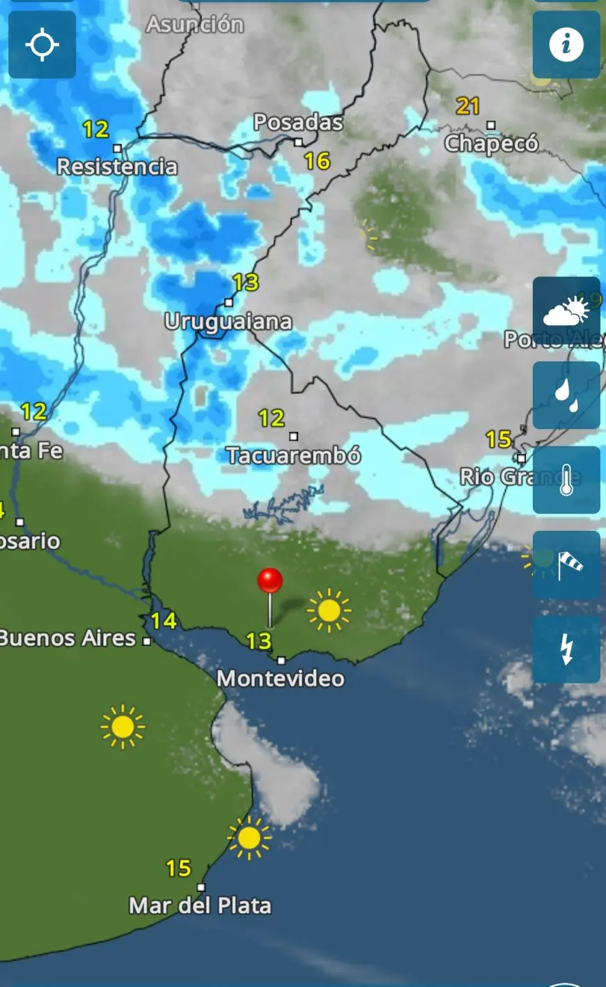 Mejora parcial hoy miércoles en el sur, pero las lluvias volverán el jueves