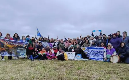 Carlos Reyles fue sede del primer encuentro de mujeres rodanteras de Uruguay y Argentina