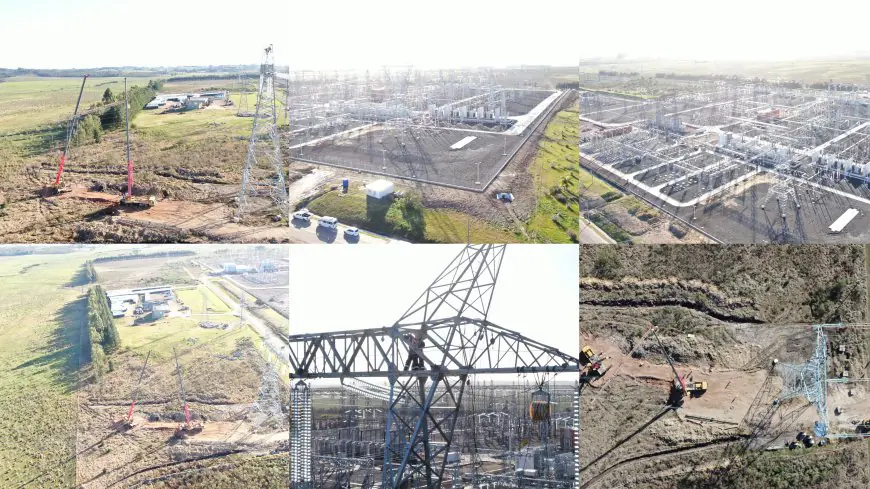 Con la energización de la línea Tacuarembó–Melo, UTE cerró el Anillo del Norte de 500 kV y reforzará el servicio del este y norte del país