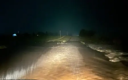 Por las intensas lluvias, el Gobierno de Durazno exhorta a evitar la circulación por calles y caminos anegados