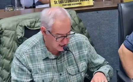 ‎Edil Gelos destacó una inversión millonaria en saneamiento para Sarandí del Yí y alertó por el fenómeno “El Niño”