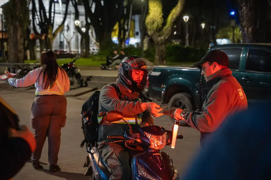Incautan motos sin chapa y con escapes modificados en operativos de tránsito