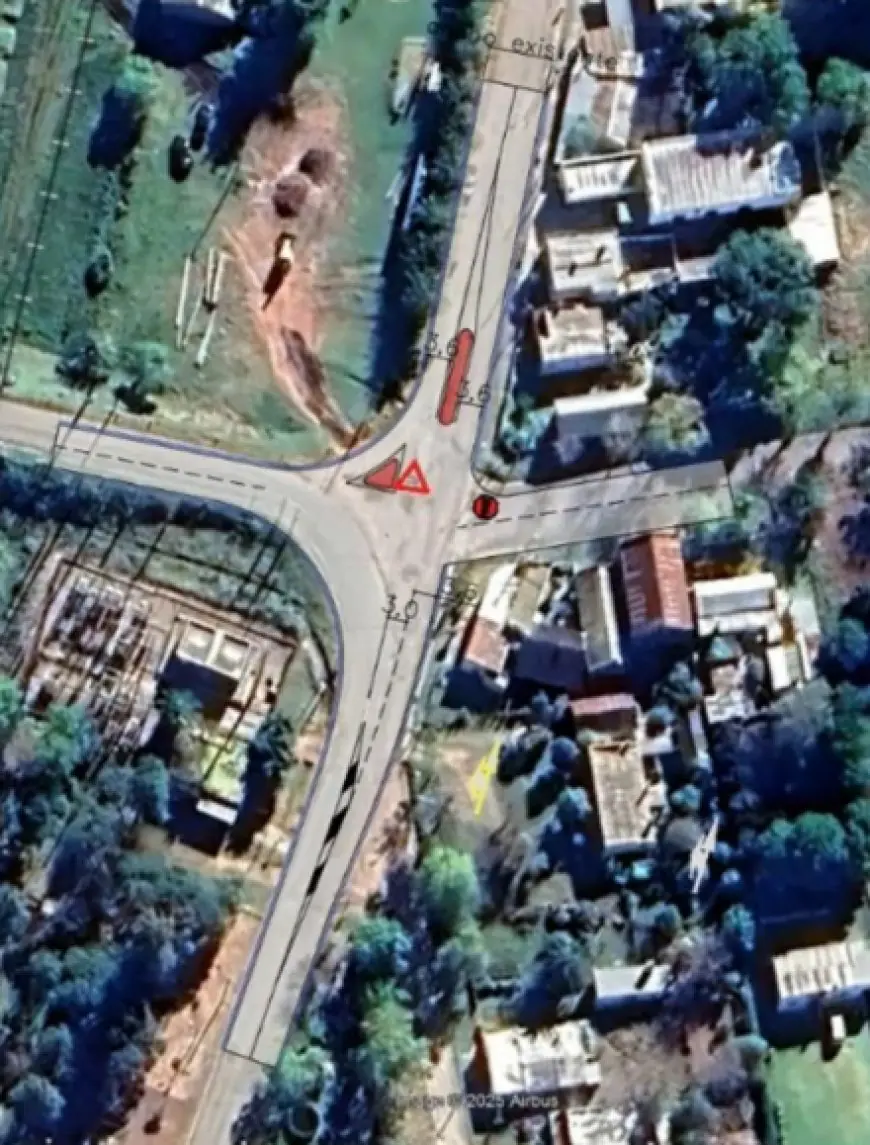 Proyectan para el 2027 una obra de tránsito en el punto donde confluyen cinco calles en Blanquillo